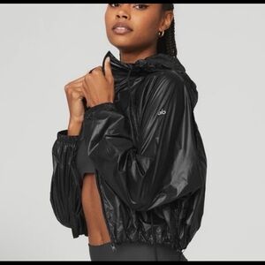 ALO Yoga Black Hooded Jacket